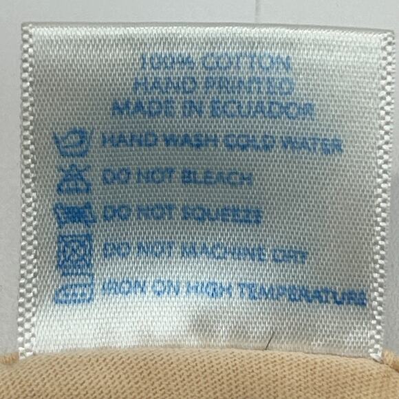 The Beatles Amazonia Ecuador T Shirt Beetles Bugs Tie Dye Beige Tee Mens L Large - Picture 5 of 6